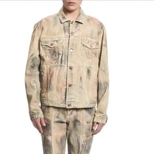 Vayder Oversize Stretch Denim Trucker Jacket - Men's size MEDIUM